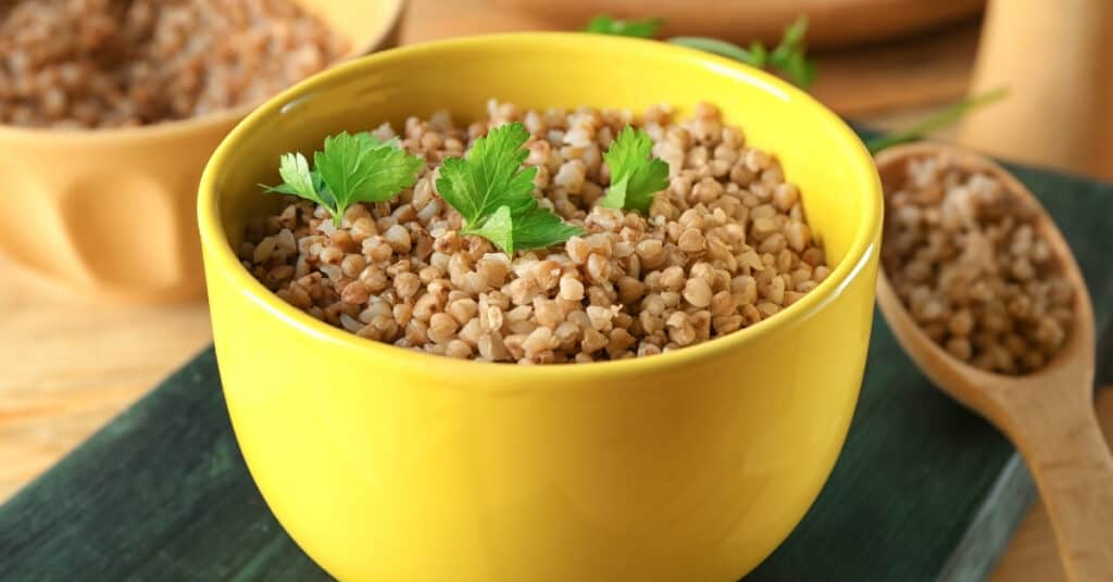 cooked buckwheat