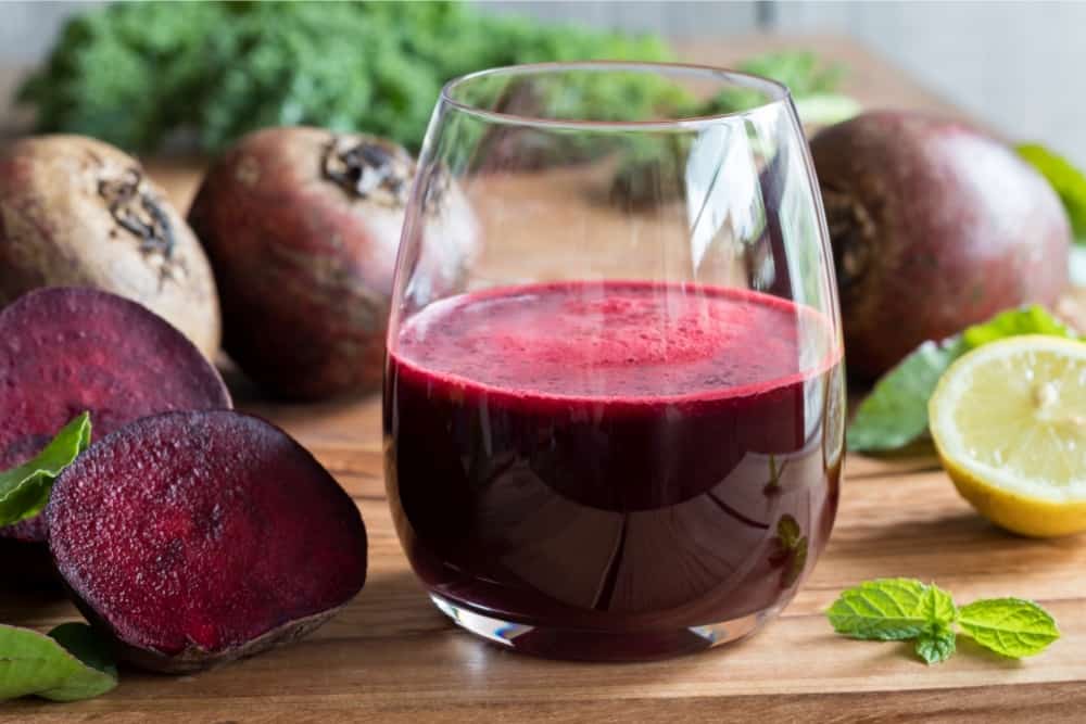 Red beet juice